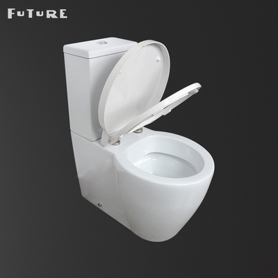 White Close Coupled Water Closet 3L 6L Dual Flush Toilet ISO900 CE