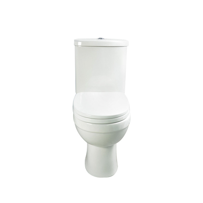 Smooth Glaze Short Projection Close Coupled Toilet 2 Piece Toilet Washdown Flushing