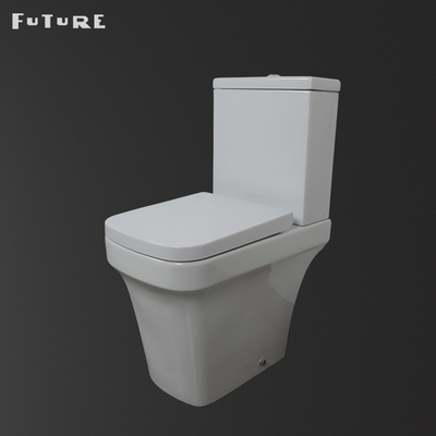 Future White P Trap Square Comfort Height Toilet 18 Inch Tall Toilet