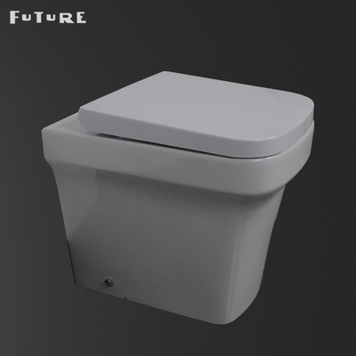 Modern Antibacterial Back To Wall Comfort Height Toilet Washdown Flushing