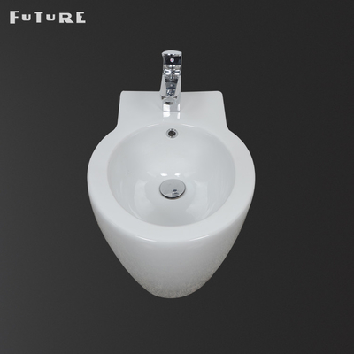 Modern P Trap Bathroom Bidet Wall Mounted 410mm High Long Service Life