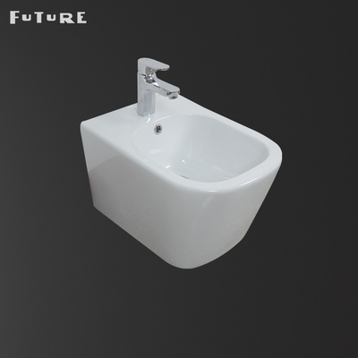 Antirust Ceramic Wall Hung Bathroom Bidet 360mm Width For UK Market