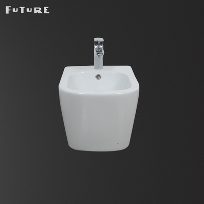 Antirust Ceramic Wall Hung Bathroom Bidet 360mm Width For UK Market