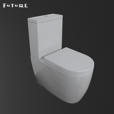 ISO9001 CE Contemporary Close Coupled Toilet  Ceramic Sanitary Ware