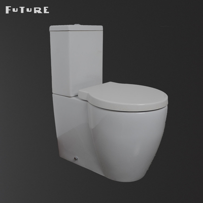 White Close Coupled Water Closet 3L 6L Dual Flush Toilet ISO900 CE