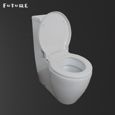 White Close Coupled Water Closet 3L 6L Dual Flush Toilet ISO900 CE