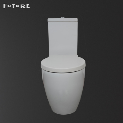 White Close Coupled Water Closet 3L 6L Dual Flush Toilet ISO900 CE