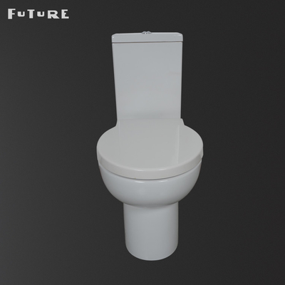 Gravity Flushing Close Coupled Cloakroom Toilet Square Wc 610*357*400MM