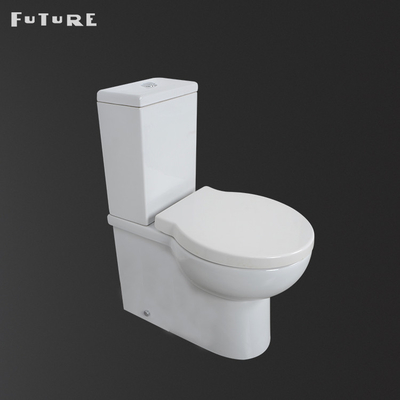 Gravity Flushing Close Coupled Cloakroom Toilet Square Wc 610*357*400MM