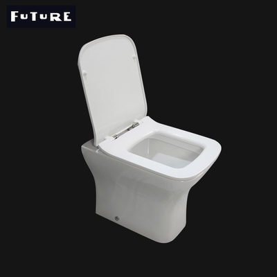 610*357*400MM Back To Wall Floor Mounted Toilet Comfort Height Btw Pan