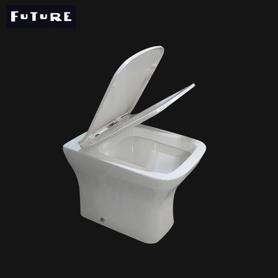 610*357*400MM Back To Wall Floor Mounted Toilet Comfort Height Btw Pan