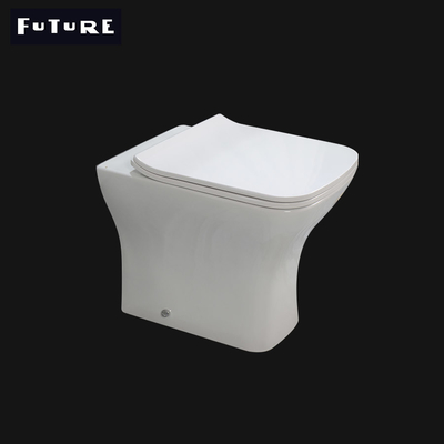 610*357*400MM Back To Wall Floor Mounted Toilet Comfort Height Btw Pan