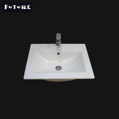 Square Bathroom Cabinet Sink Vanity Wash Basin Standard Sinkhole