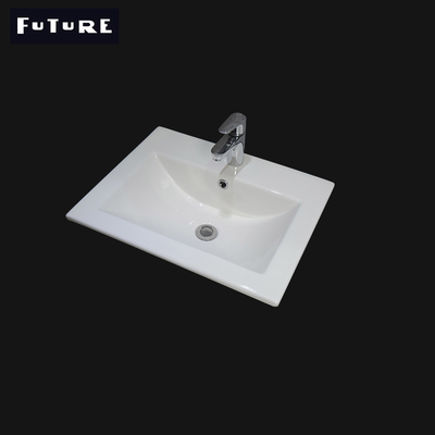 Square Bathroom Cabinet Sink Vanity Wash Basin Standard Sinkhole