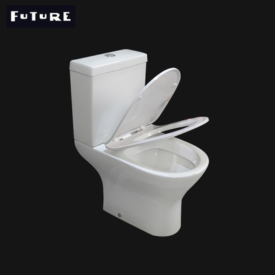 Two Piece 600mm Rimless Commode Bathroom Water Closet Elegant