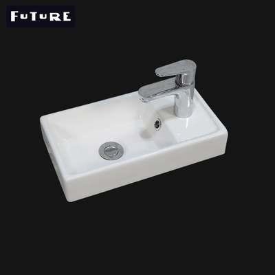 Stone Resin Ceramic Bathroom Cabinet Basin Easy To Clean Anticorrosive