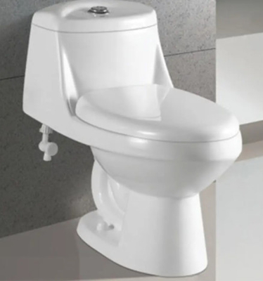 Smooth Glazed Siphonic One Piece Toilet Siphonic Flushing Toilet Ceramic Sanitary Ware