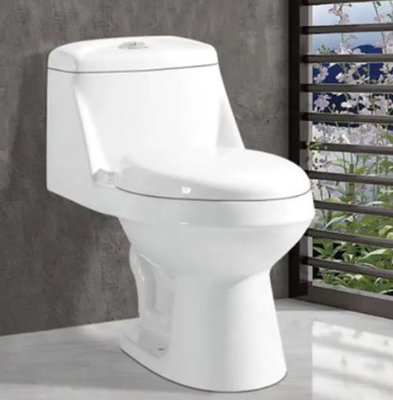 Smooth Glazed Siphonic One Piece Toilet Siphonic Flushing Toilet Ceramic Sanitary Ware