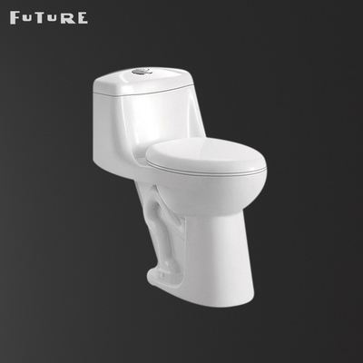 Future Bathroom S Trap Siphonic One Piece Toilet European Style Antibacterial