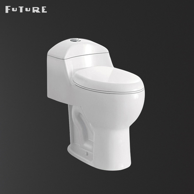 Future Bathroom S Trap Siphonic One Piece Toilet European Style Antibacterial
