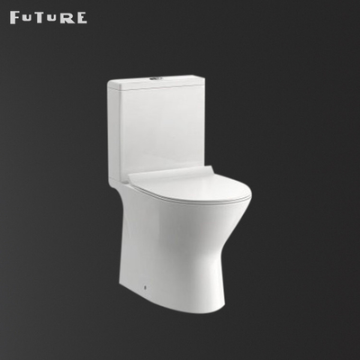 Silent Close Coupled Bathroom Toilet Fully Shrouded Wc 630*350*830mm