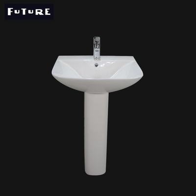 High Density Bathroom Pedestal Basin Freestanding