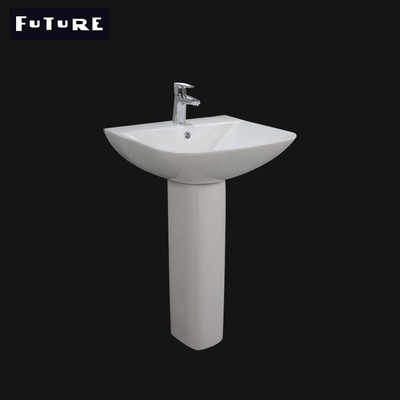 High Density Bathroom Pedestal Basin Freestanding