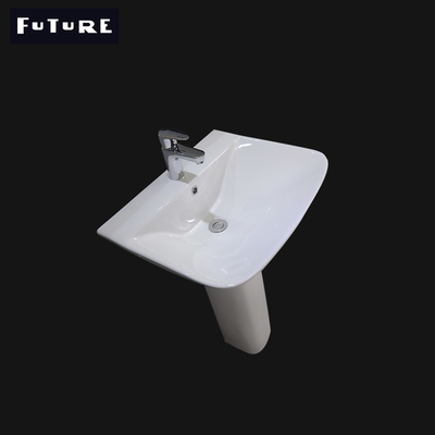 High Density Bathroom Pedestal Basin Freestanding