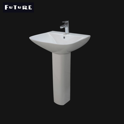 High Density Bathroom Pedestal Basin Freestanding