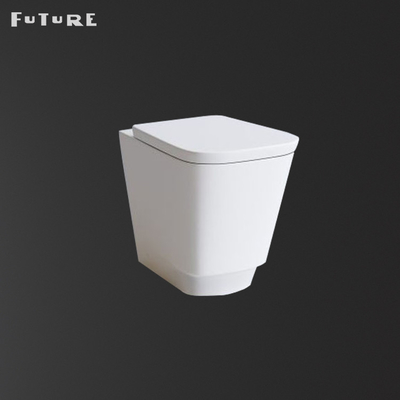 350mm Width Back To Wall Comfort Height Toilet 3L 6L Single Piece Commode