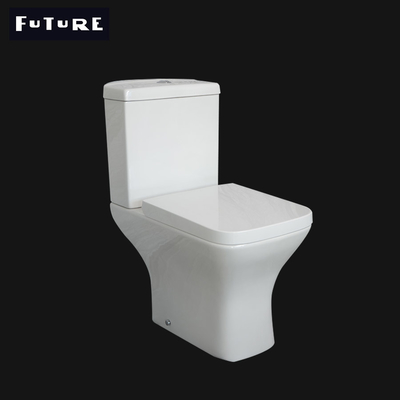 Efficient Flushing Rimless Close Coupled Corner Toilets For Small Bathrooms