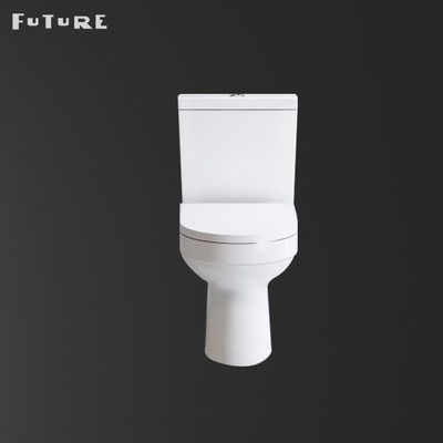 Slow Descent Design Compact Close Coupled White Toilet Low Noise 720*380*800mm