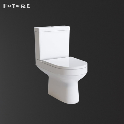 Slow Descent Design Compact Close Coupled White Toilet Low Noise 720*380*800mm