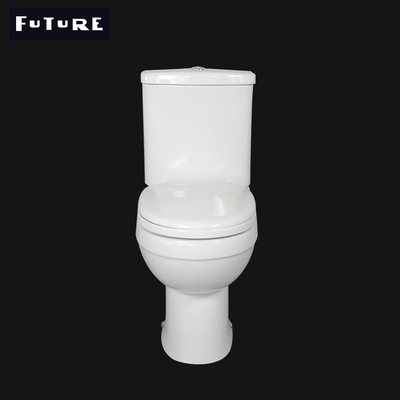 UPC Close Coupled Bathroom Toilet Ceramic WC 380mm Wide Bathroom Sanitary Ware