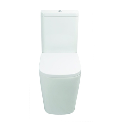 High Density Bathstore Close Coupled Toilet White Two Piece WC Strong Load Bearing