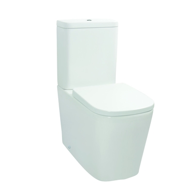 High Density Bathstore Close Coupled Toilet White Two Piece WC Strong Load Bearing