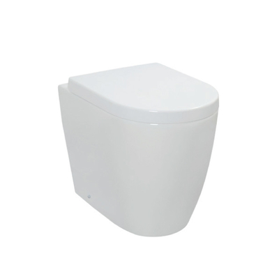 Automatic Operation Round  Back To Wall Toilet For Bathroom Wear Resistance
