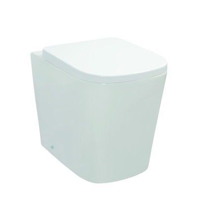 Smooth Glazed Ceramic One Piece Toilet WC  With Soft Close Seat Efficient Flushing