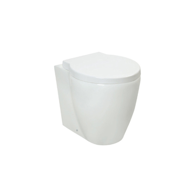 Efficient Flushing White Back To Wall Toilet One Piece Ceramic Toilet 520mm