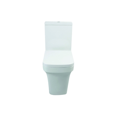Eco Friendly Double Flushing Close Coupled Bathroom Toilet 2 Piece Wc