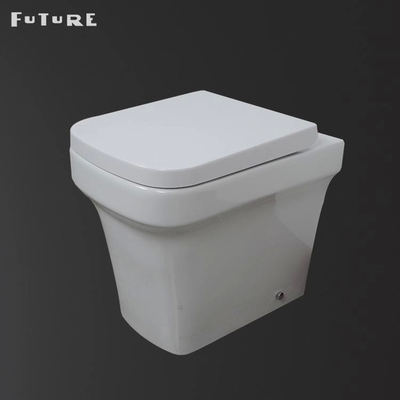 Antibacterial Contemporary Back To Wall Toilet 360*520*420MM
