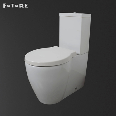 ISO9001 3L 6L Dual Flush Modern Close Coupled Toilet Ceramic Water Closet Anti Aging