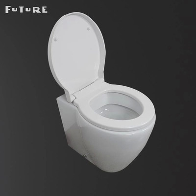 Floor Mounted 610*357*400MM Back To Wall Toilet Washdown Flushing