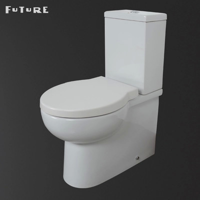 Auto Deodorization Close Coupled Bathroom Toilet 380mm Width