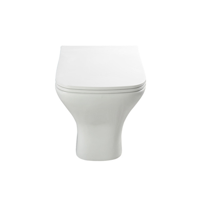 Sanitary Ware 420mm Comfort Height Compact Back To Wall Toilet Gravity Flushing