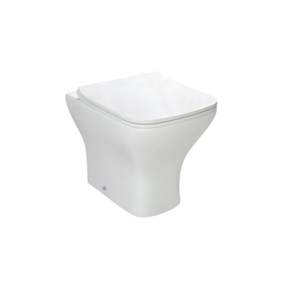 Sanitary Ware 420mm Comfort Height Compact Back To Wall Toilet Gravity Flushing