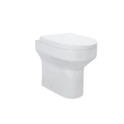 anti Scratch  One Piece Smooth Glazed Back to Wall Toilet WC  365mm wide