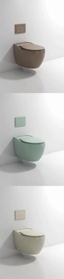 Aging Resistance Western Wall Mount Toilet Wall Hunging Commode  Space Saving