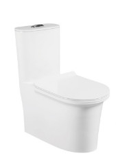 Elongated Siphonic One Piece Ceramic Water Closet Philippine Watercloset  Scratch Resistant