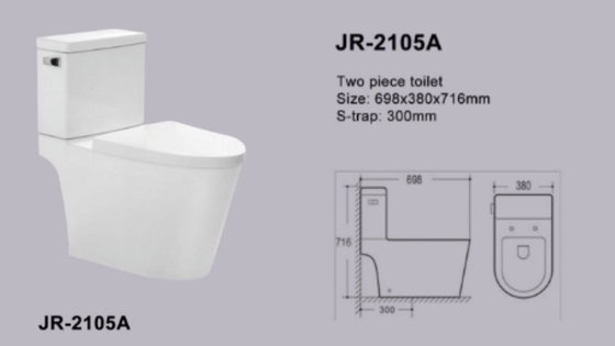 UPC Certificated Siphonic One Piece Water Closet Mute Stabilize Philippine Watercloset
